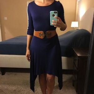 Altar'd State Royal Blue Dress with Belt Size S